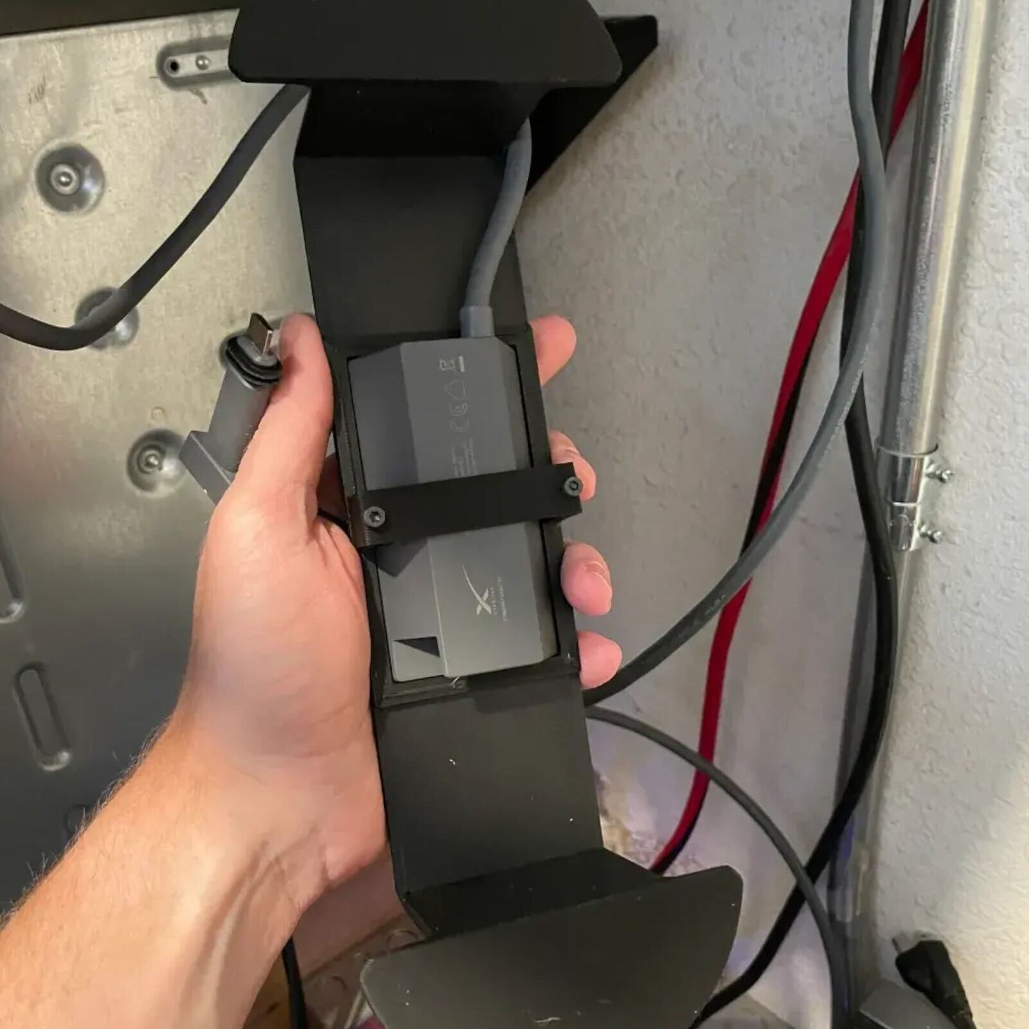 Starlink Ethernet Cable Caddy & Adapter Holder - Keep Your Installation Neat and Organized