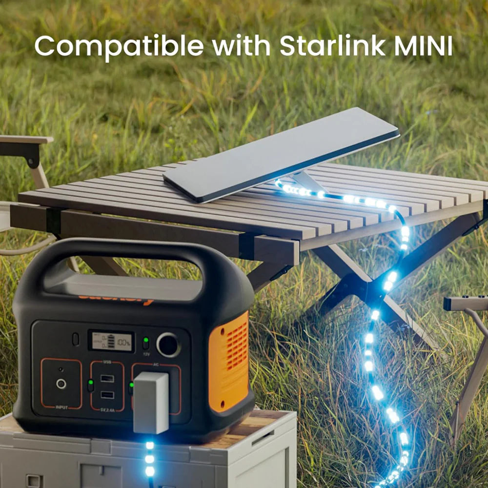 Starlink Mini Power Cable - Waterproof DC Extension Cord (1m/3.3ft, 3m/9.8ft, 5m/16.4ft)