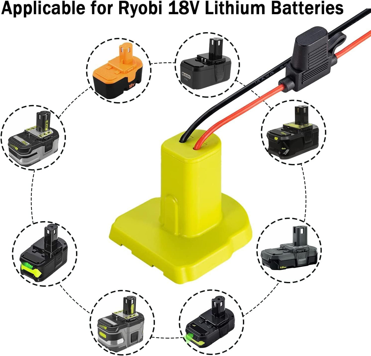 Starlink Mini To Ryobi 18v Battery Power Supply Adapter - Battery MOD for Starlink Mini