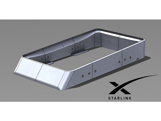 Starlink Dishy Gen2 V2 DIY Flat Mount For Campers and RVs