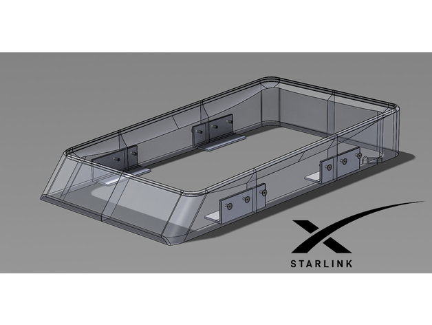 Starlink Dishy Gen2 V2 DIY Flat Mount For Campers and RVs