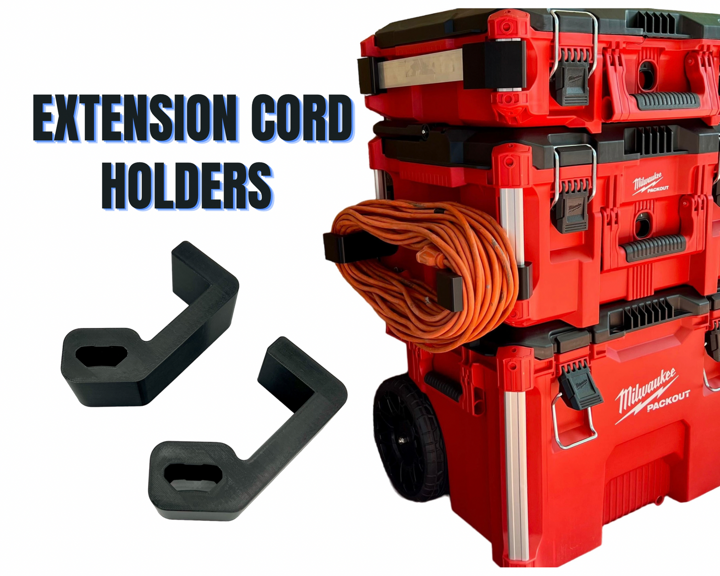 Milwaukee Packout Extension Power Cord Holder