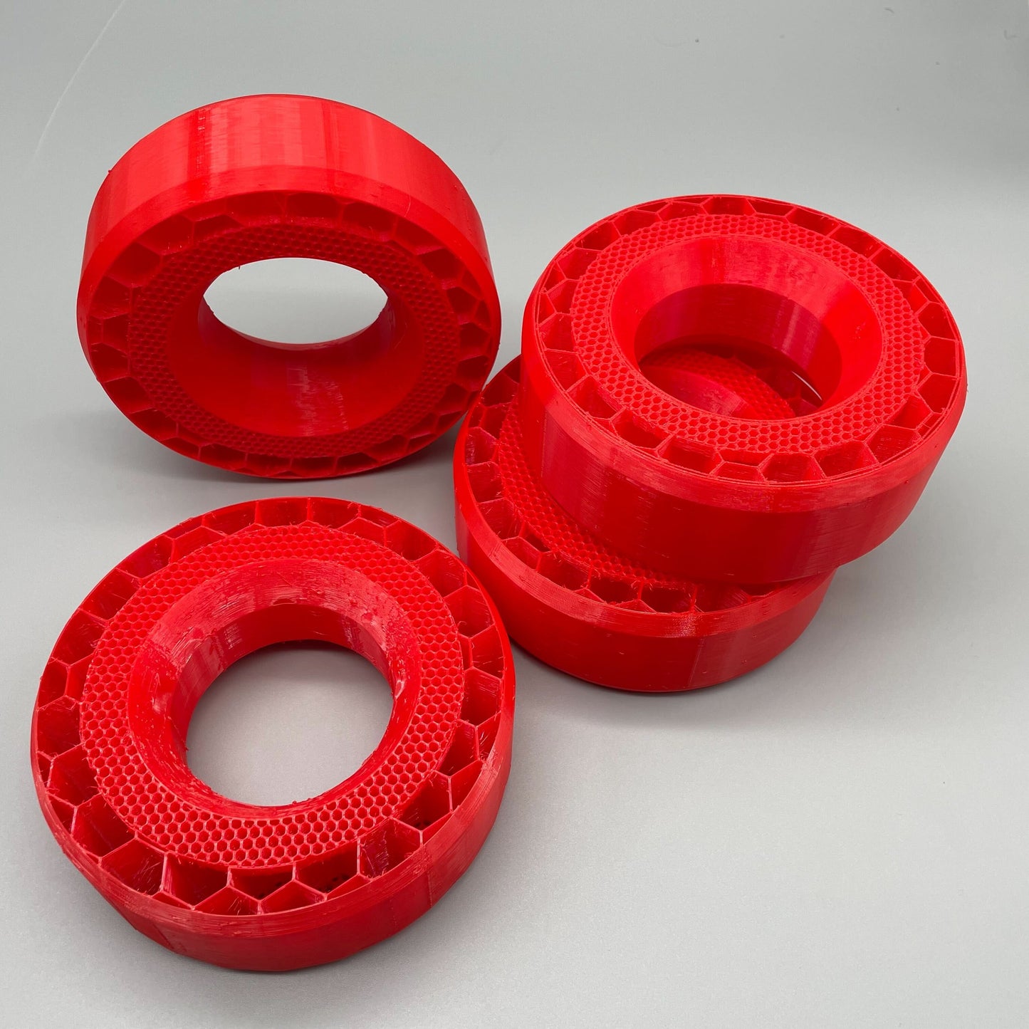 (4 Pack) 2.2 x 5.5 inch 3D Printed Wheel Tire Inserts for 1/10 Scale RC Crawler