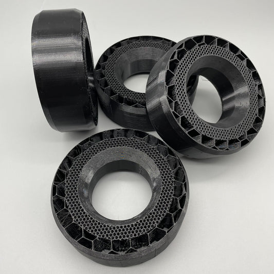 (4 Pack) 2.2 x 5.7 inch 3D Printed Wheel Tire Inserts for 1/10 Scale RC Crawler