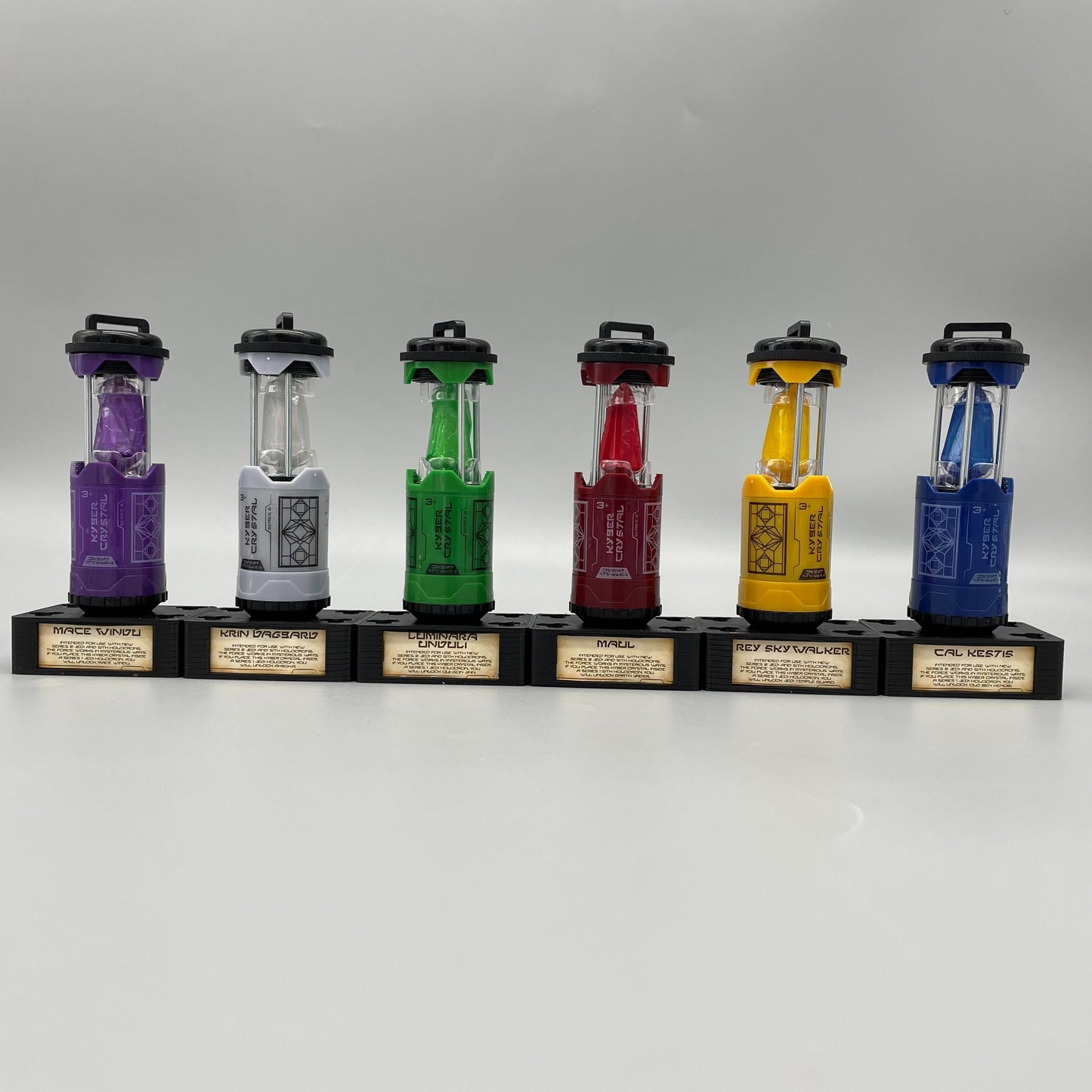 Kyber Crystal Series 2 Display Stand holder (Single Crystals, 6 Pack)