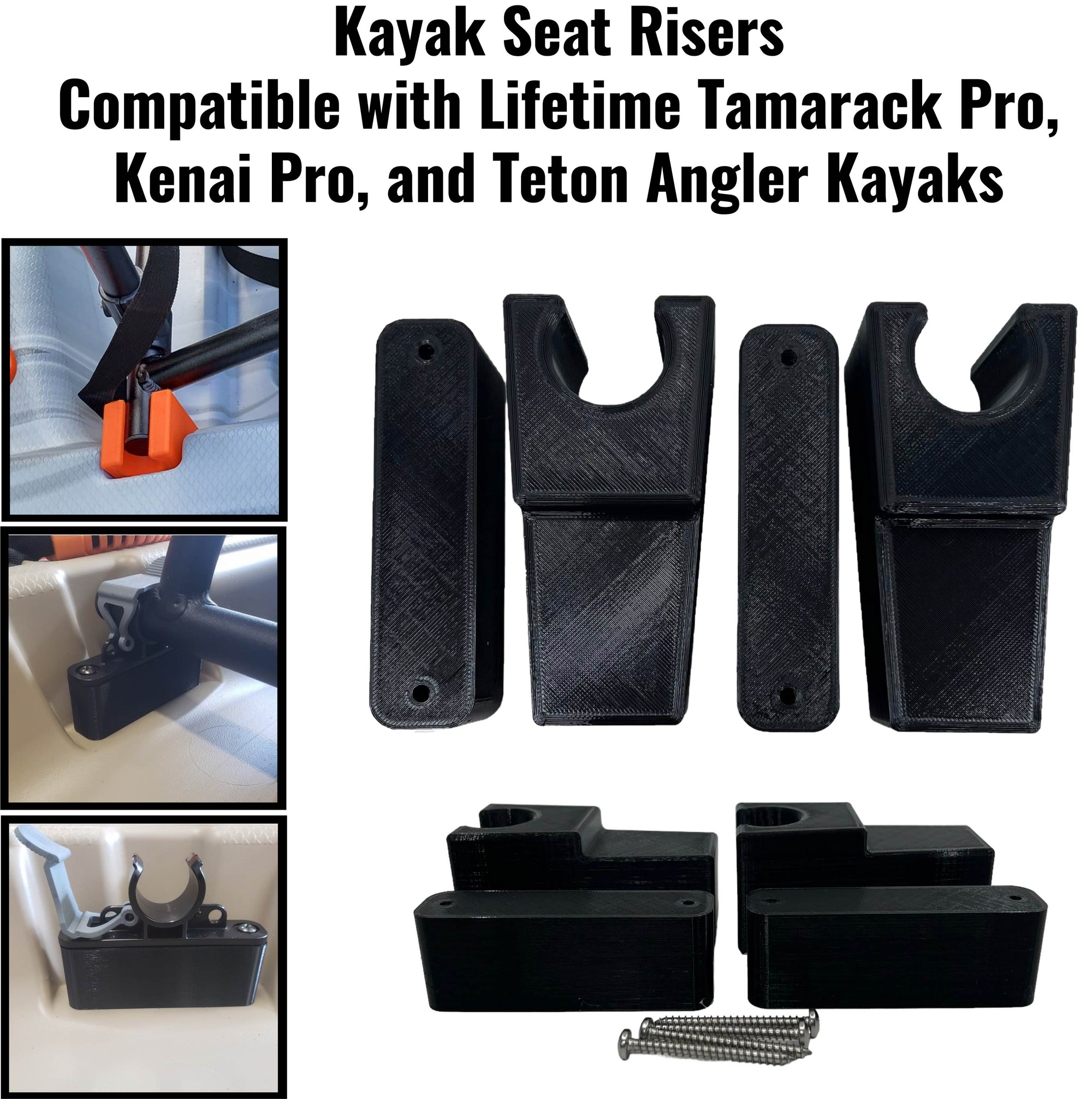 Lifetime Kayak Seat Riser for Tamarack Pro, Kenai Pro, and Teton Angle ...