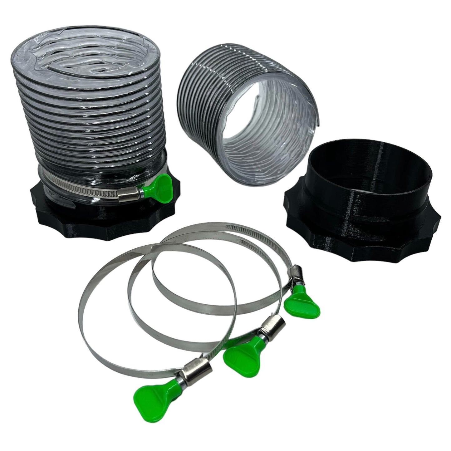 8PC Port Magnetic 4in Dust Collector System Starter Kit - Quick Disconnect