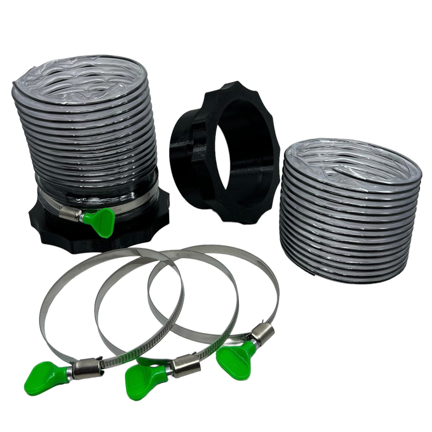8PC Port Magnetic 4in Dust Collector System Starter Kit - Quick Disconnect