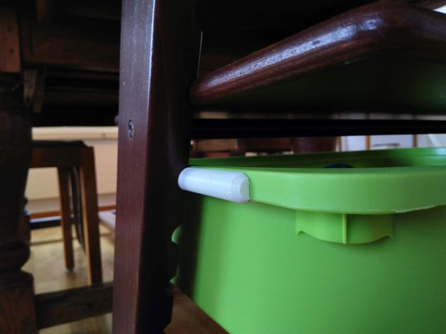 Basket Adapter for Stokke Tripp Trapp Highchair with (IKEA) Trofast Plastic Bins
