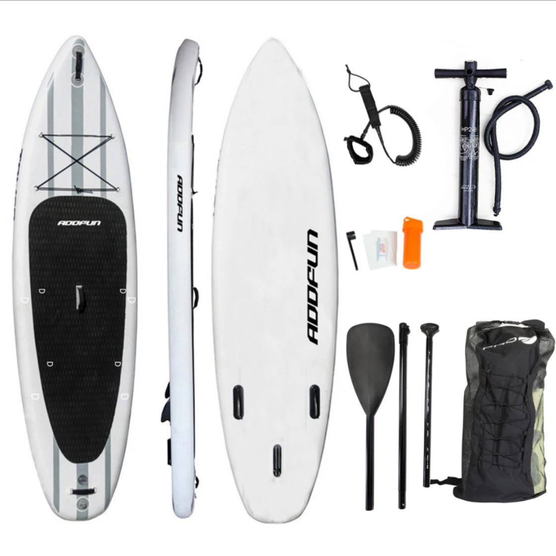 ADDFUN Premium 10'6" Inflatable Stand Up Paddle Board w/Accessories 6" thick