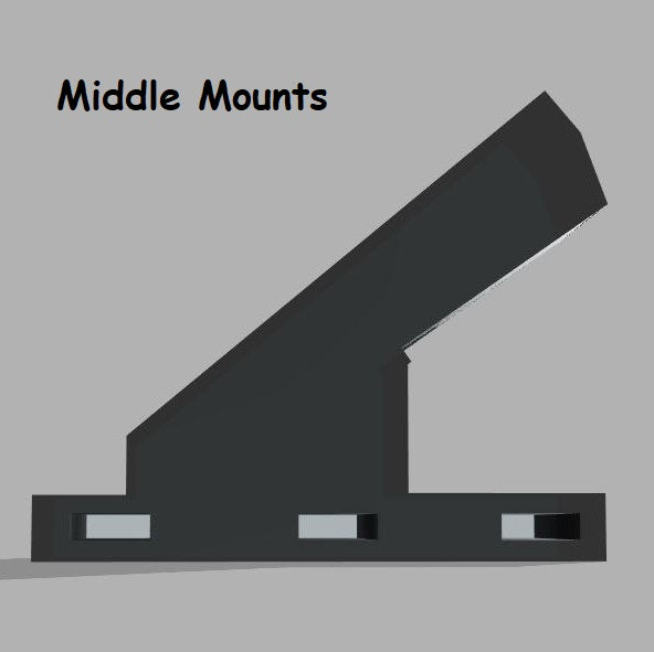 45 Degree + Extra GPU Addon Mount For Mining Rigs