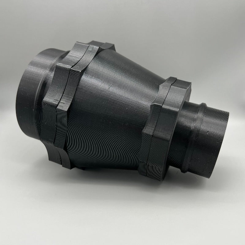 4" to 2.5" or 2.5" to 4" Mag-Duct Port Reducer/Union Adapter
