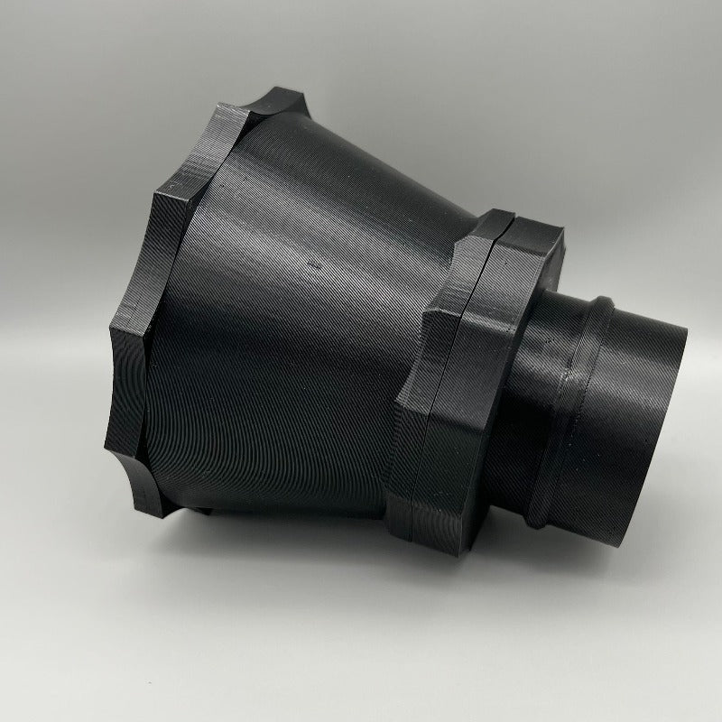 4" to 2.5" or 2.5" to 4" Mag-Duct Port Reducer/Union Adapter