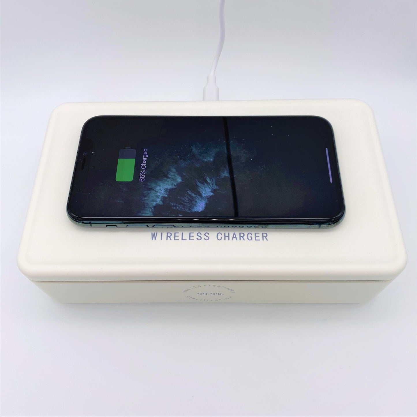 UV-C Sterilizer Box W/ Fast Wireless Charging