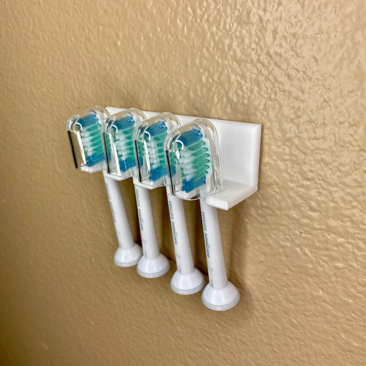 Wall Mount for Sonicare Toothbrush Head & Other Toothbrush Heads