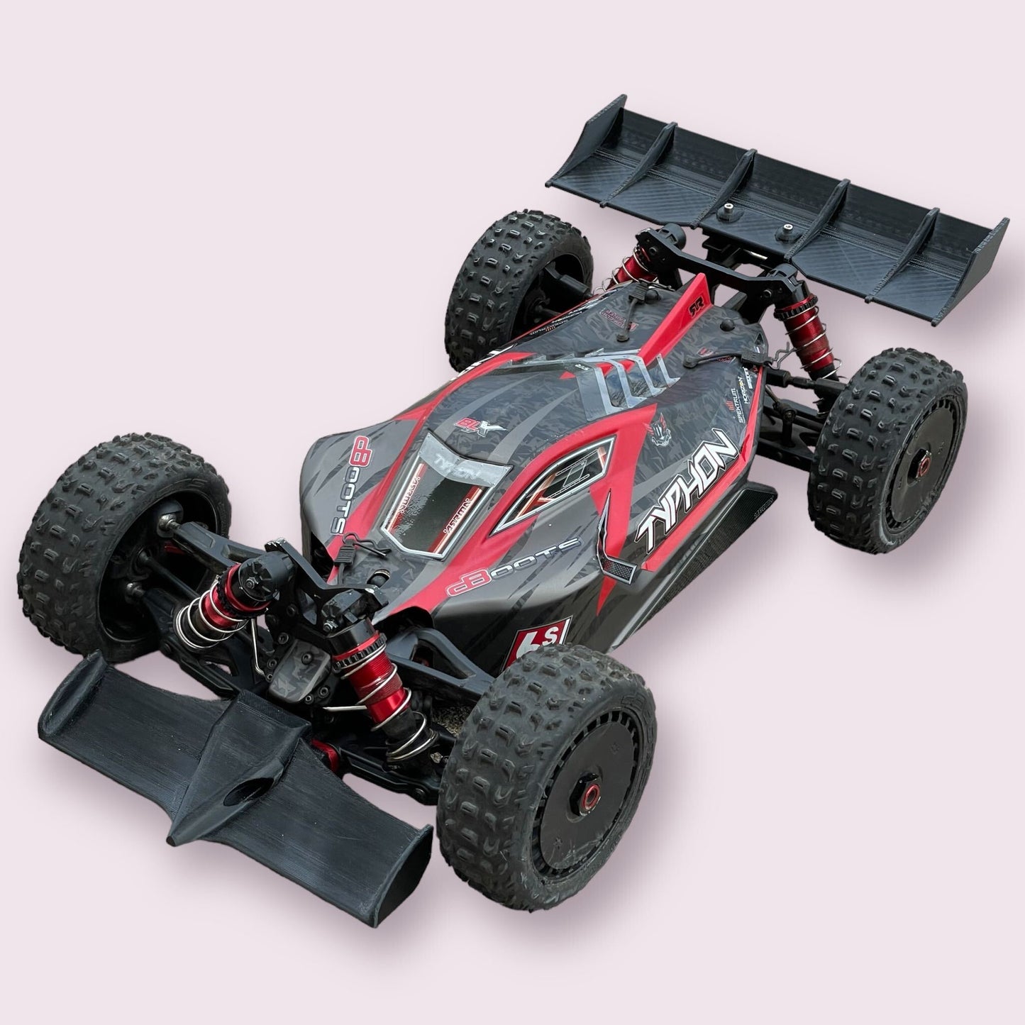 Formula F1 Aero Style Front & Rear Wing For Arrma Typhon 6s BLX