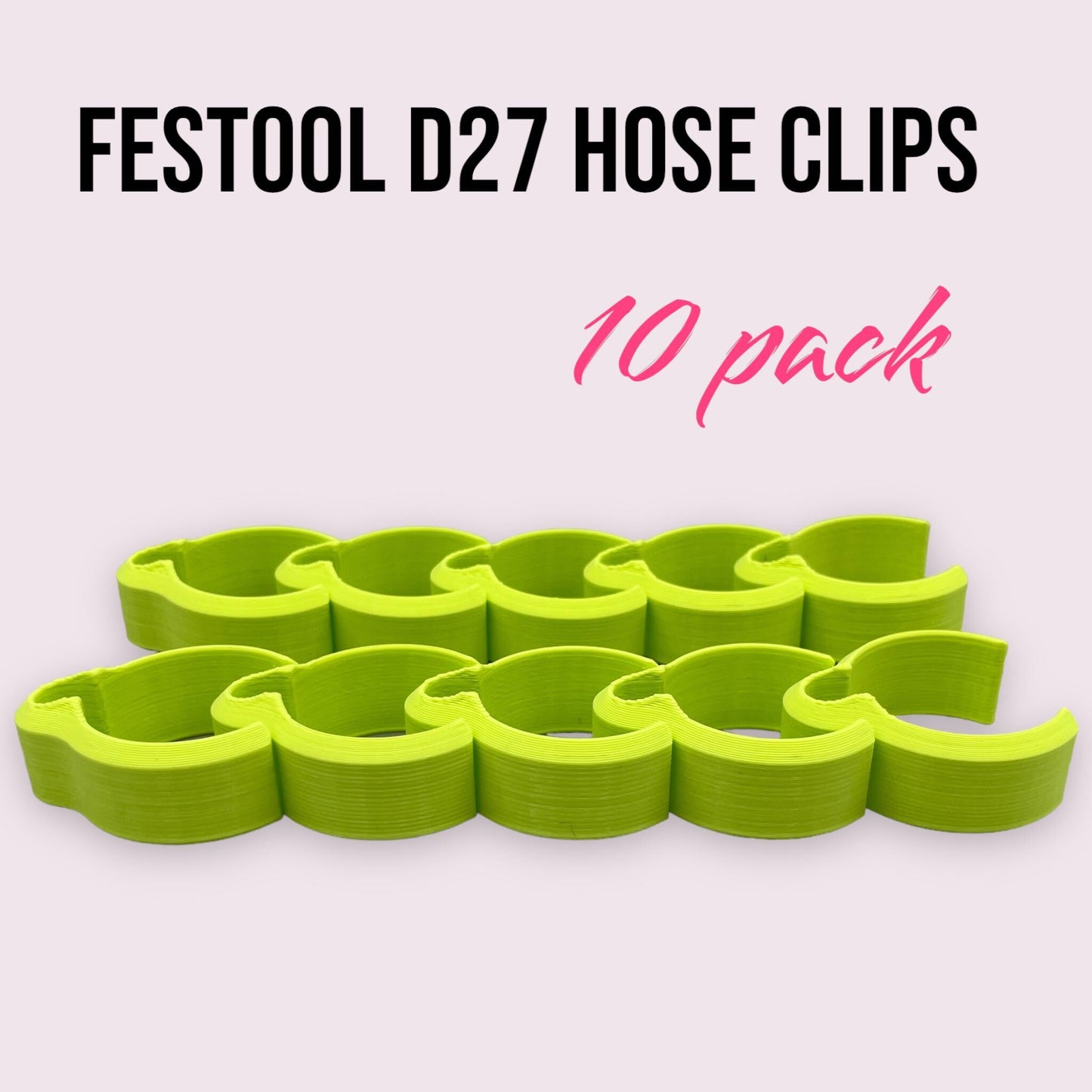 Festool D27 Hose Clips