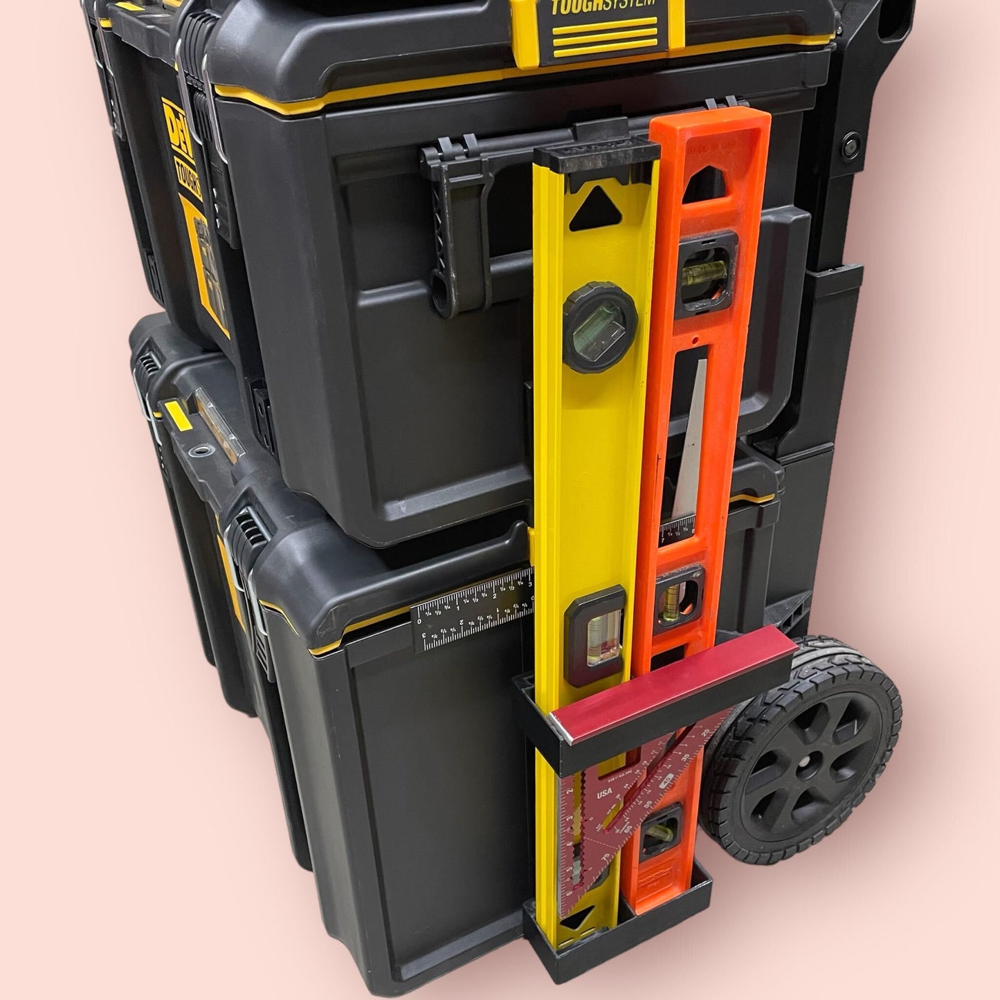 Dual Level + Square Edge + T-square Holder For Dewalt Tough Systems 2.0