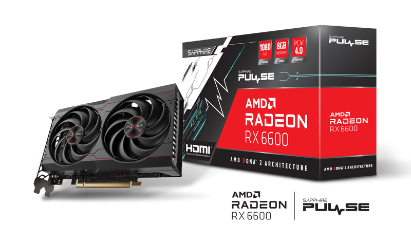 PULSE AMD Radeon™ RX 6600 (11310-01-20G) - Zephyr's Market