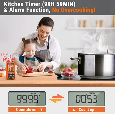 ThermoPro TP20 Wireless Remote Digital Cooking Food Meat Thermometer w –  DRG Custom Carts