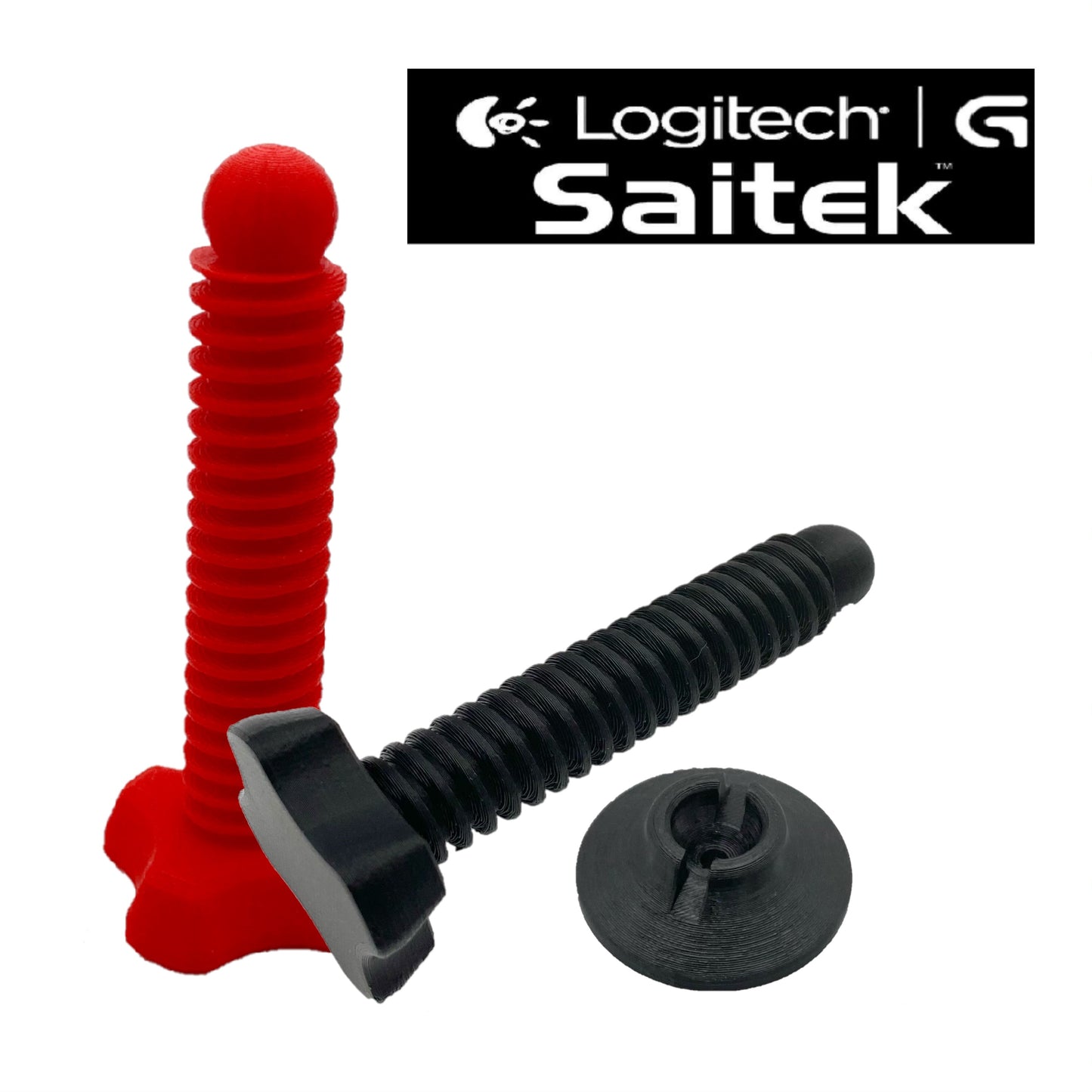 Logitech G / Saitek Pro Flight Yoke Mounting Screw + Foot Replacement Set