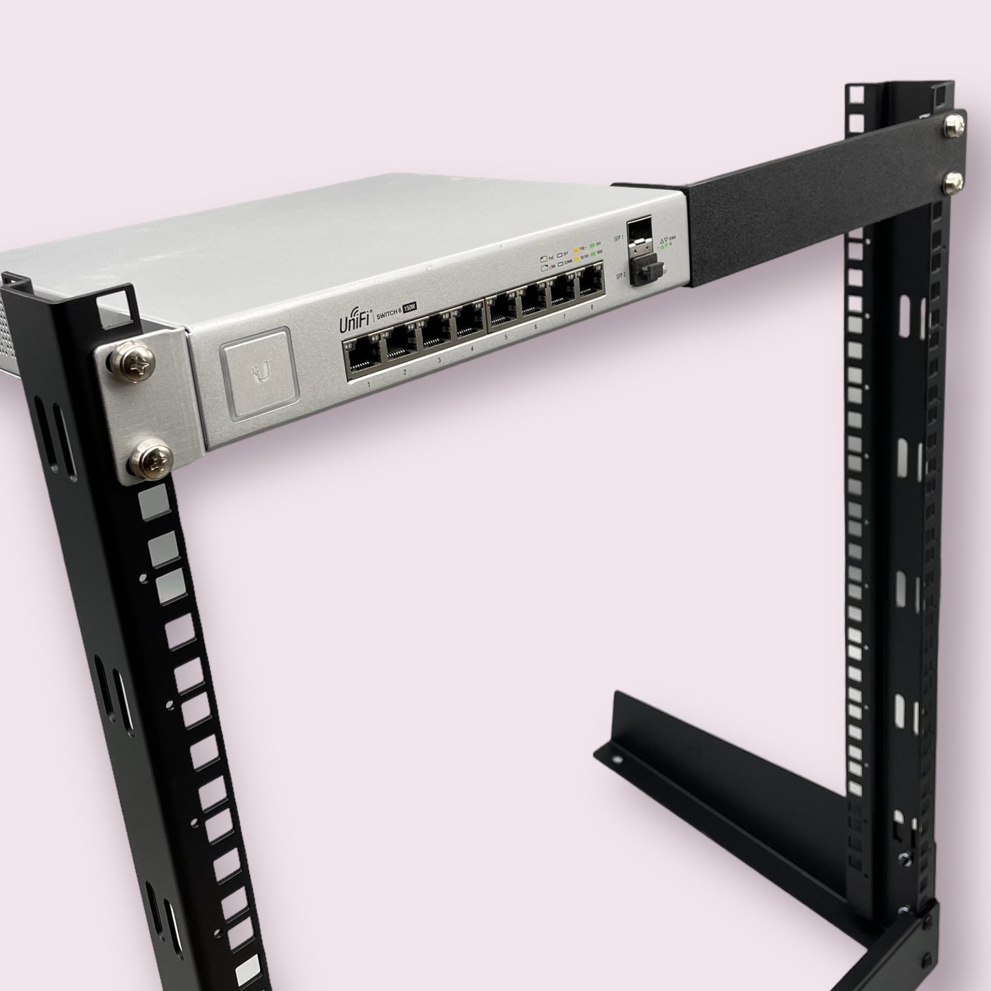 19" 1U Server Rack Mount Ubiquiti UniFi Switch 8 150W (US-8-150W)