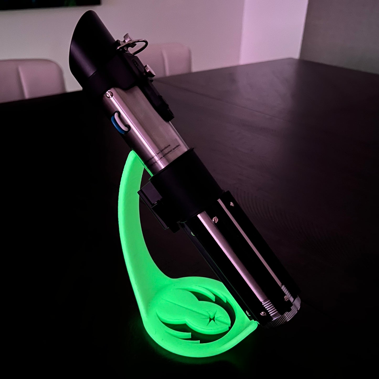 Tilted Glow in the Dark Lightsaber Hilt Display Stand - Disney Star Wars