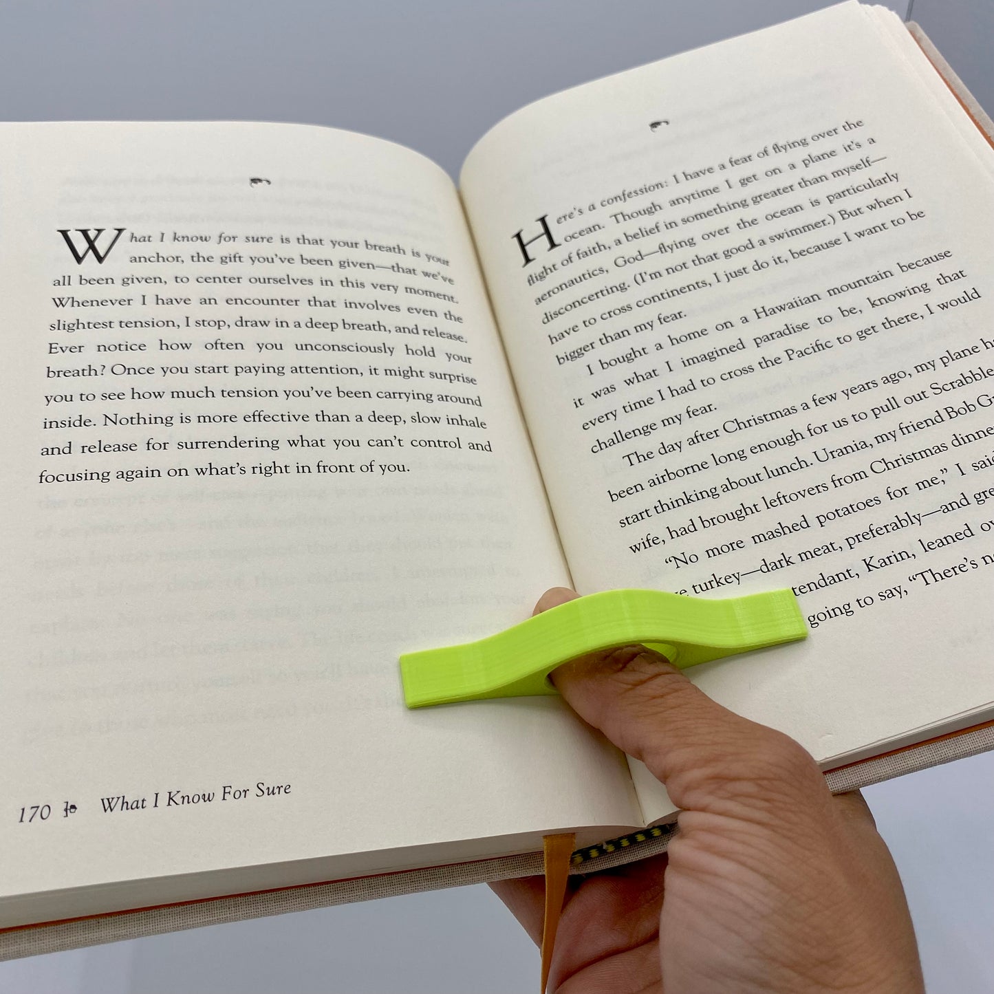 2 Pack of Book Assist Thumb Page Holder